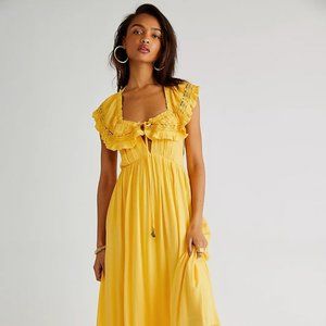 Free People Moonlight Ocean Maxi, XS